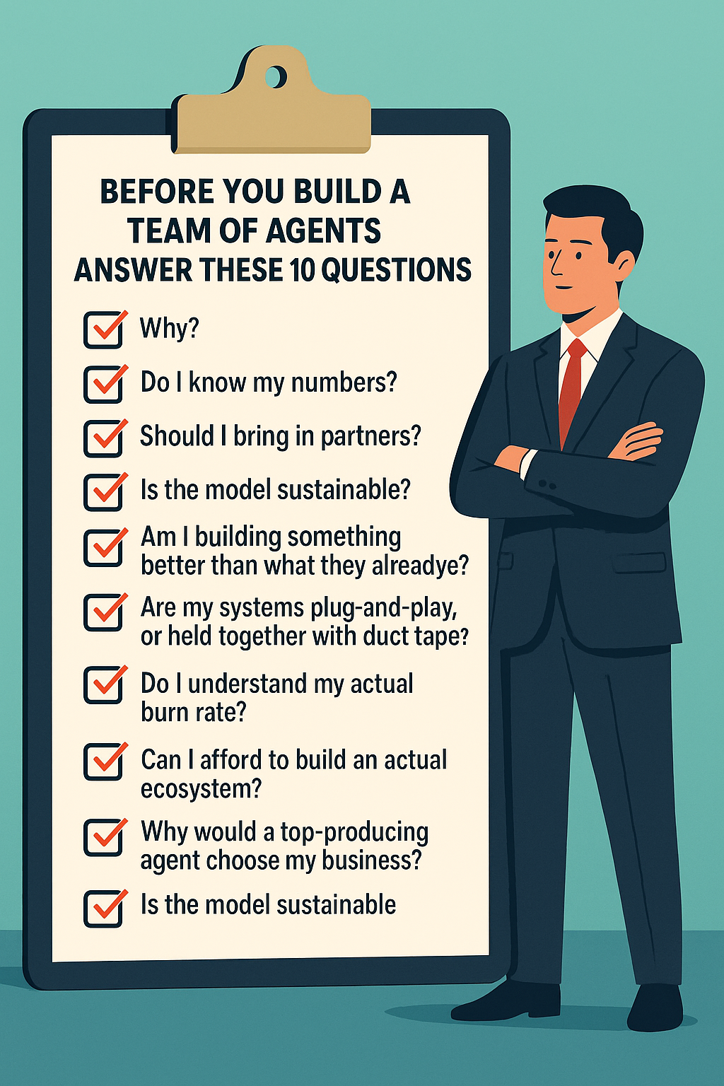 Yes there is a typo, as there is in your business plan... you have a plan right?